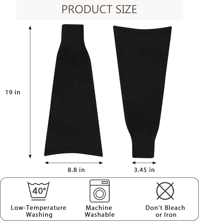 HEMOUR Leg Warmers for Women, Y2K Legwarmers Girls, Fall Winter Halloween Gifts, Harajuku Cutecore Gothic Fashion Accessories - Image 5